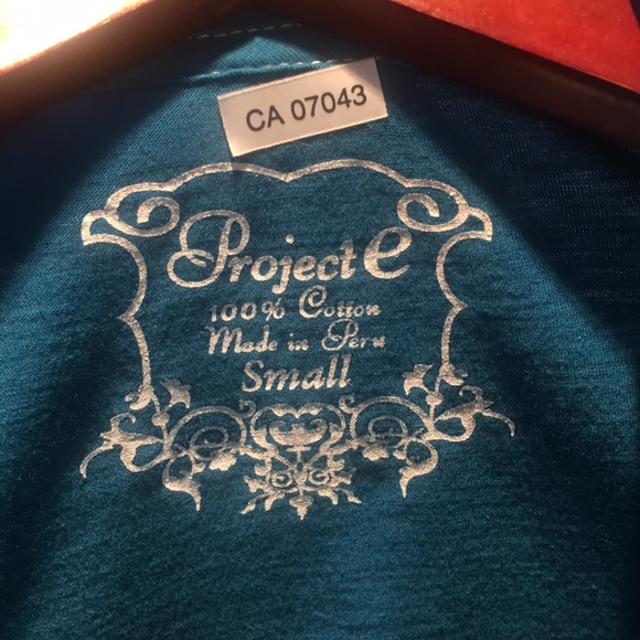 NWOT Project E distressed tshirt 100% cotton Small - Picture 10 of 14